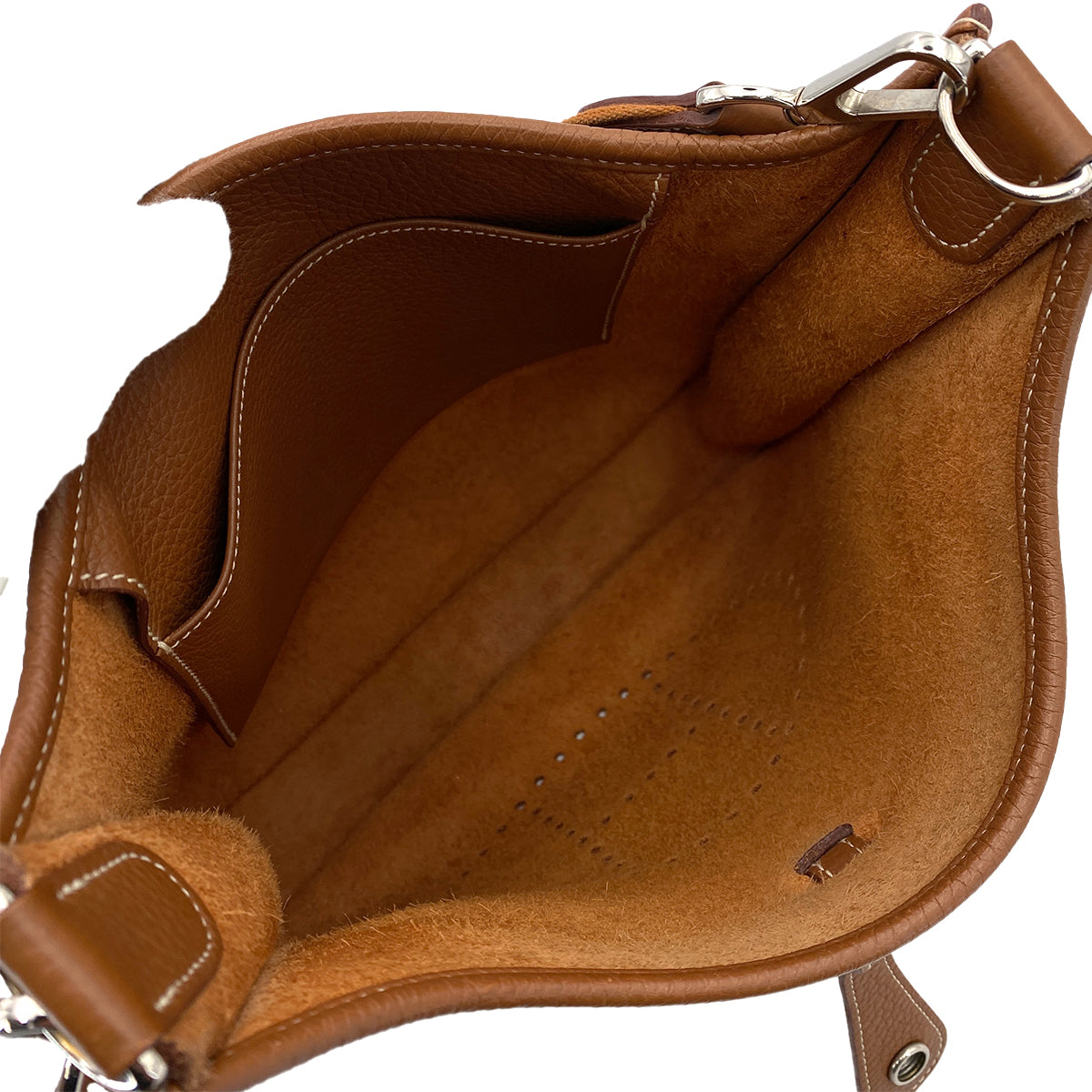 HERMES EVELYNE PM GOLD TAURILLON CLEMENCE SHOULDER BAG □JO 90245789