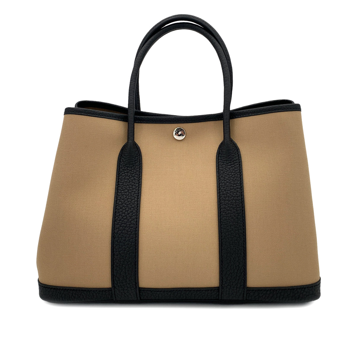 HERMES GARDEN PARTY TPM TRENCH TOILE MILITAIRE HAND BAG B 90245937