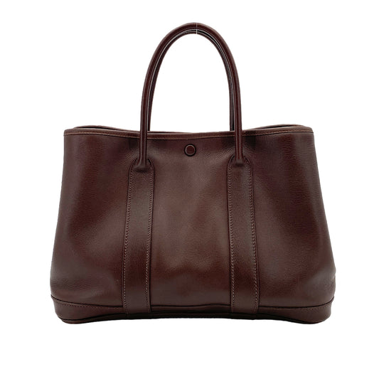 HERMES GARDEN TWILLY 30 TPM HAND BAG HAVANE SWIFT □J GINZA 90246912