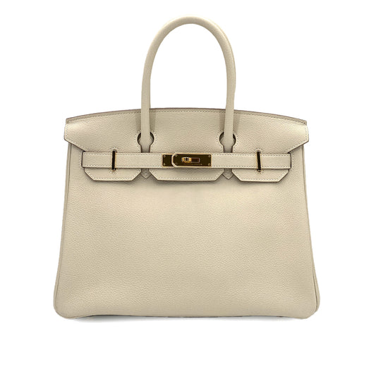 HERMES BIRKIN 30 CRAIE TOGO HAND BAG T 90247101