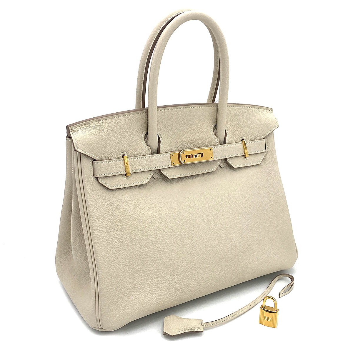 HERMES BIRKIN 30 CRAIE TOGO HAND BAG T 90247101