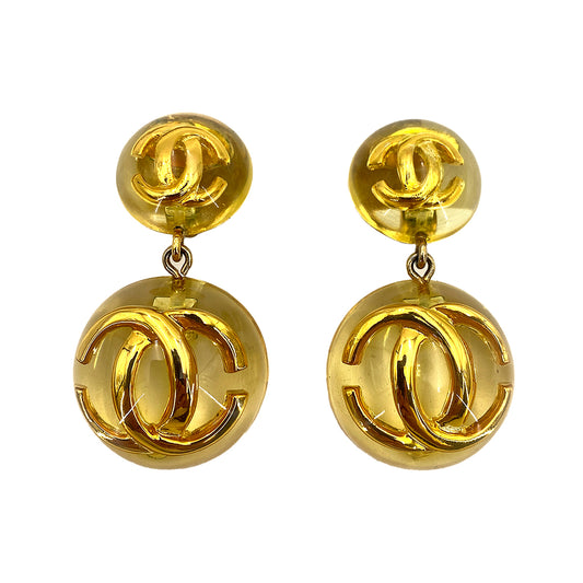 CHANEL VINTAGE EARRINGS COCOMARK ACCESSORY 2 5 90247162