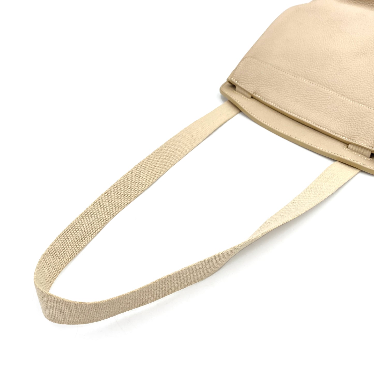 HERMES SHOULDER BAG BEIGE TYPE TAURILLON CLEMENCE □F 90247165