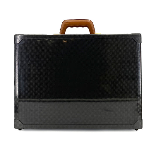HERMES ESPACE PM ATTACHE CASE BUSINESS BAG BLACK CARBON CHAMONIX 90247305