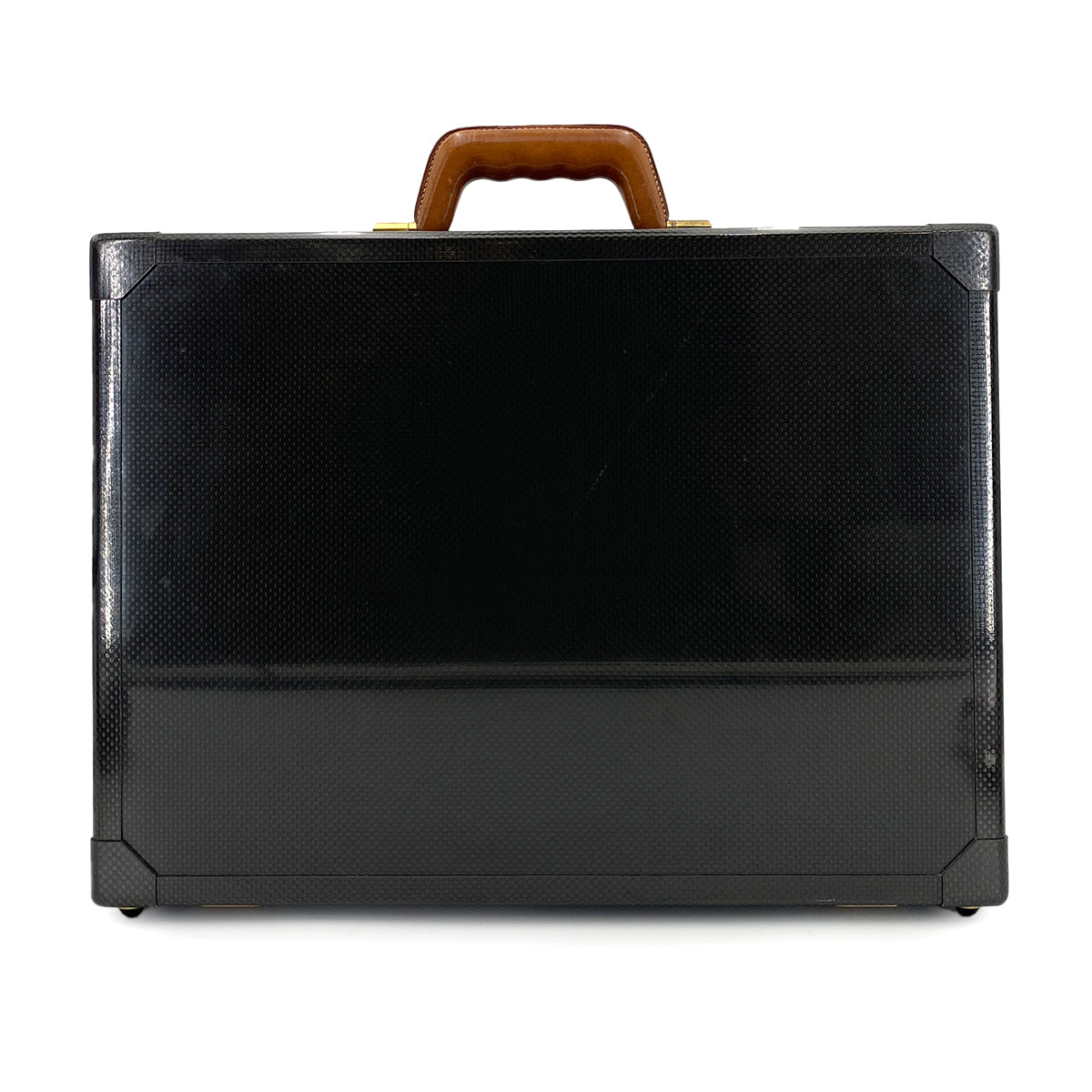 HERMES ESPACE PM ATTACHE CASE BUSINESS BAG BLACK CARBON CHAMONIX 90247305