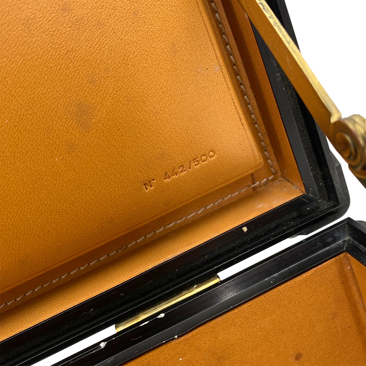 HERMES ESPACE PM ATTACHE CASE BUSINESS BAG BLACK CARBON CHAMONIX 90247305
