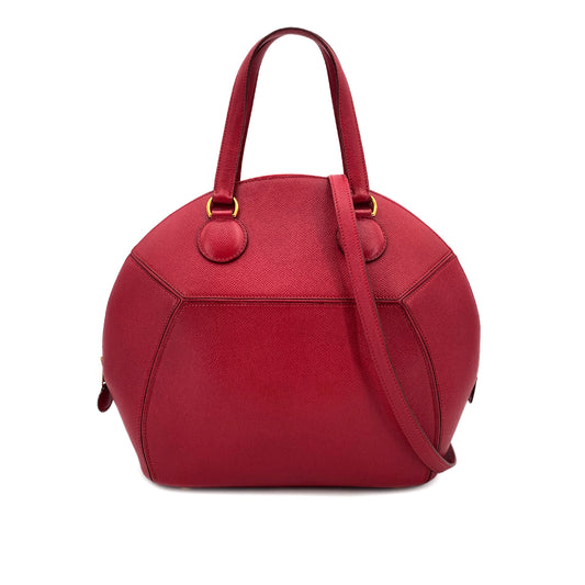 HERMES ILE DE SHIKI COUCHEVEL ROUGE VIF HAND SHOULDER BAG 〇W ILE DE SHIKI 90247316