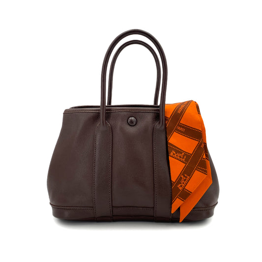 HERMES GARDEN TWILLY TTPM HAVANE SWIFT HAND BAG □I 90247324