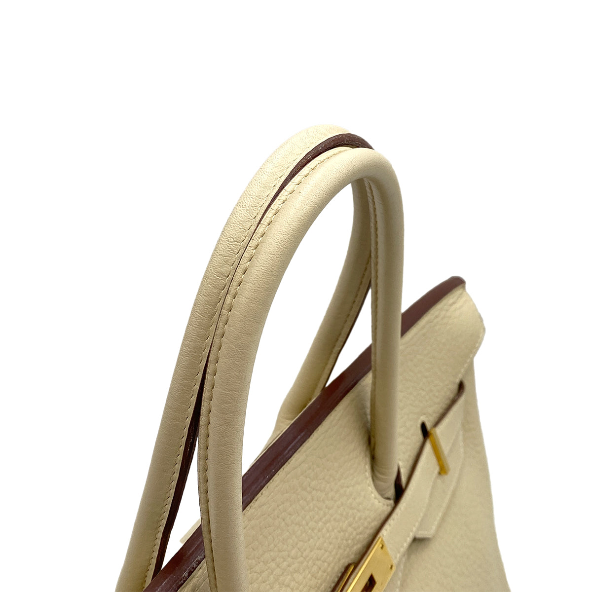 HERMES BIRKIN 35 PARCHEMIN TAURILLON CLEMENCE HAND BAG □L GHW 90247393