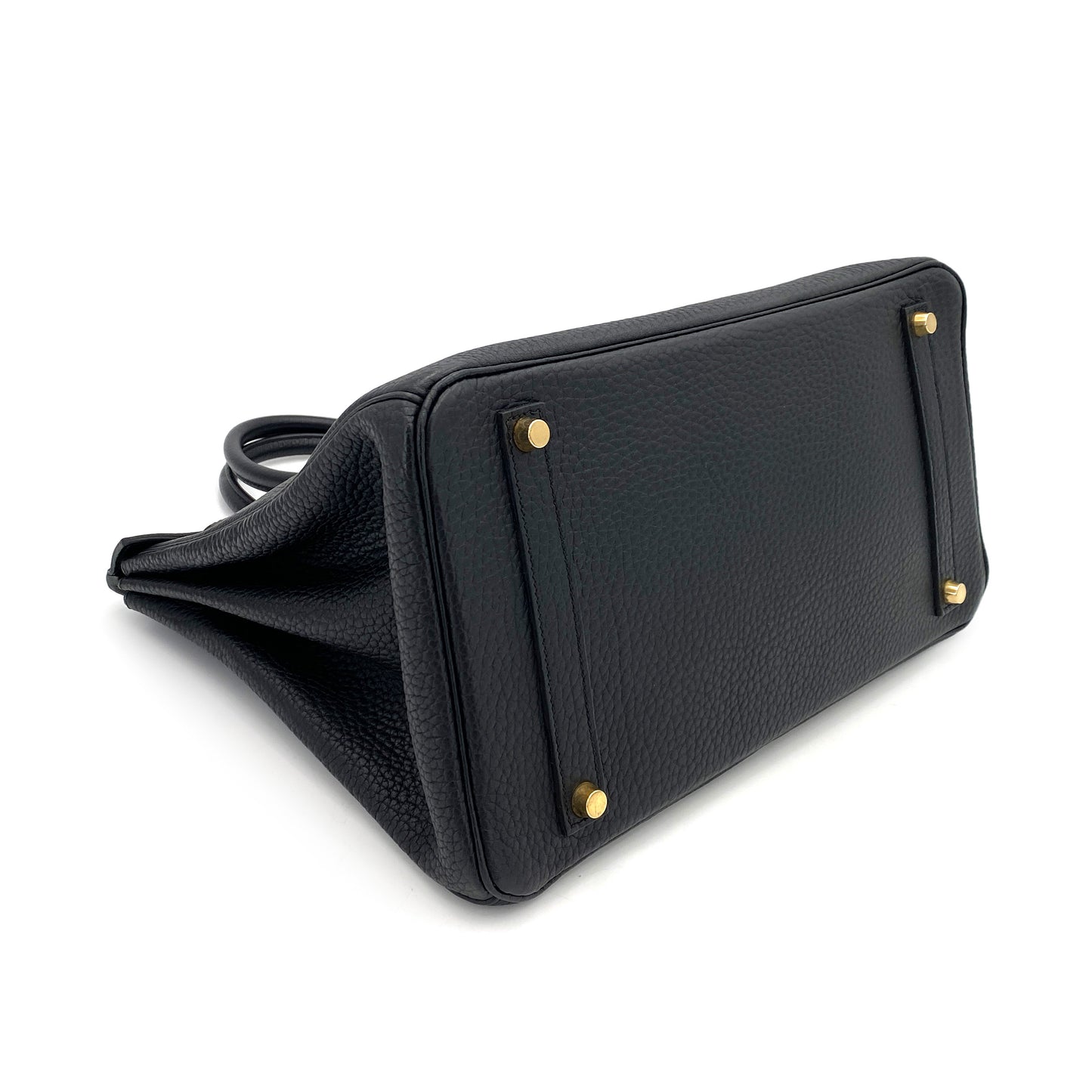 HERMES BIRKIN 35 BLACK FJORD HAND BAG □D 90247400