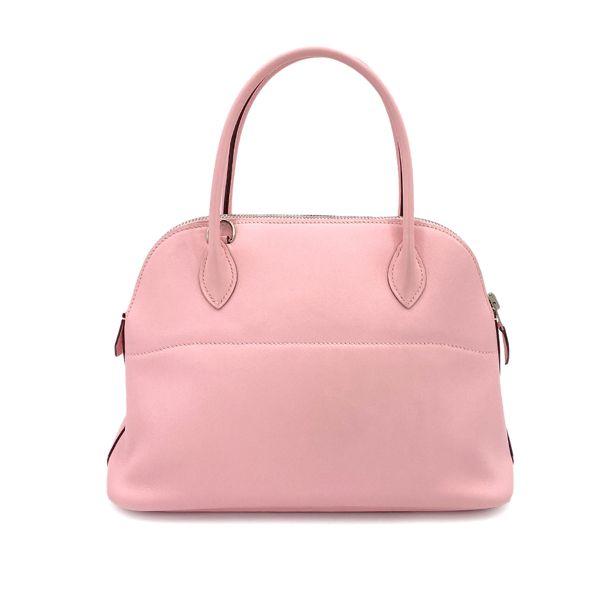HERMES BOLIDE 27 ROSE SAKURA VEAU SWIFT HAND SHOULDER BAG X 90249017