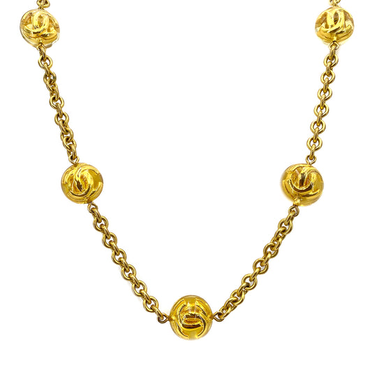 CHANEL VINTAGE NECKLACE COCOMARK ACCESSORY 28 90249048