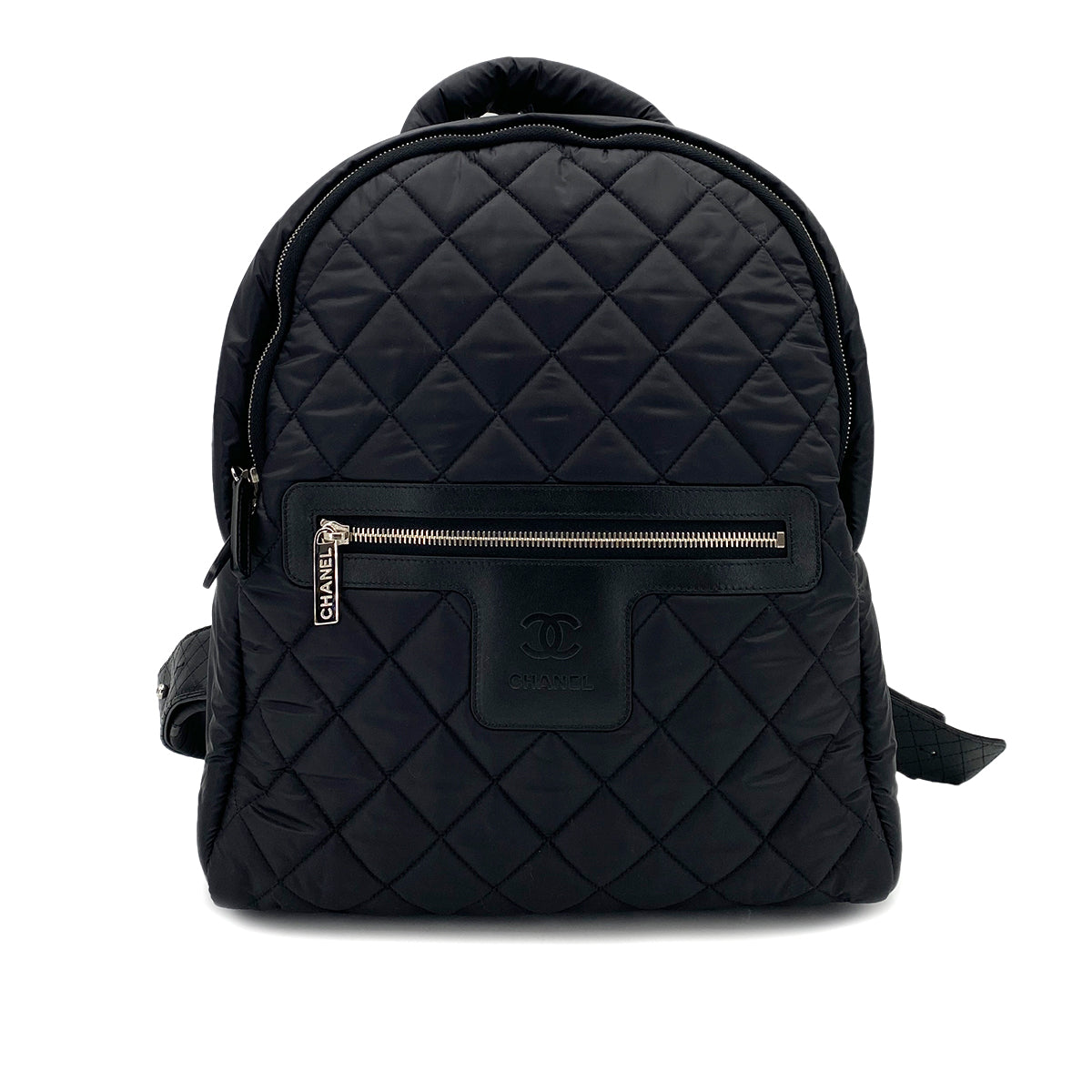CHANEL COCO COCOON BACK PACK BLACK NYLON 90249829