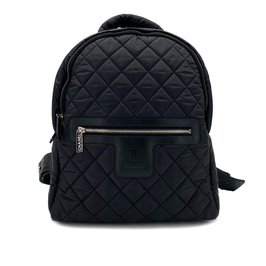 CHANEL COCO COCOON BACK PACK BLACK NYLON 90249829