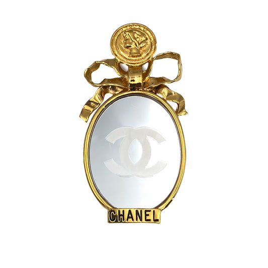CHANEL VINTAGE BROOCH MIRROR COCO MARK ACCESSORY 90249885