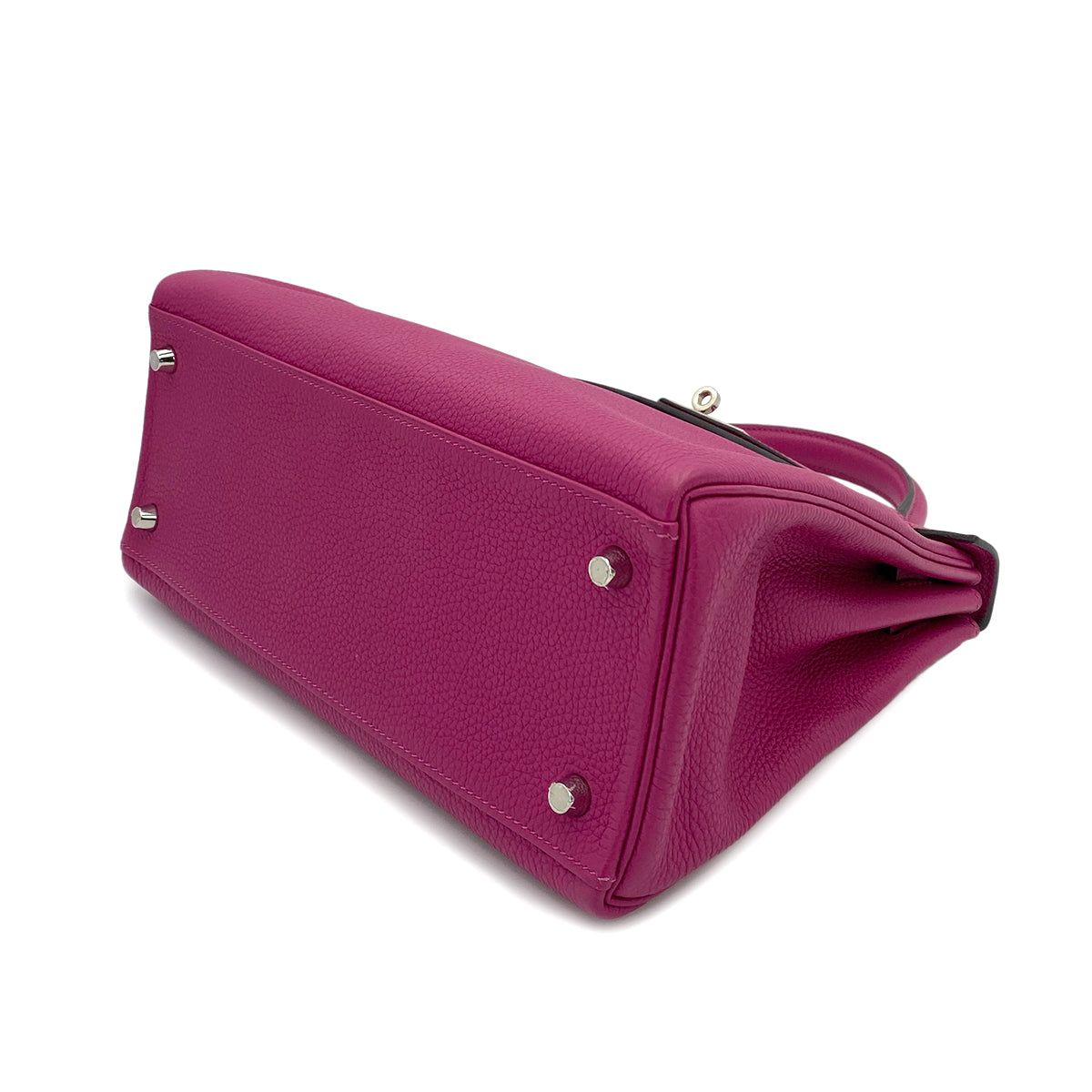 HERMES KELLY 28 RETOURNE ROSE PURPLE TOGO HAND SHOULDER BAG C SHW 90250504