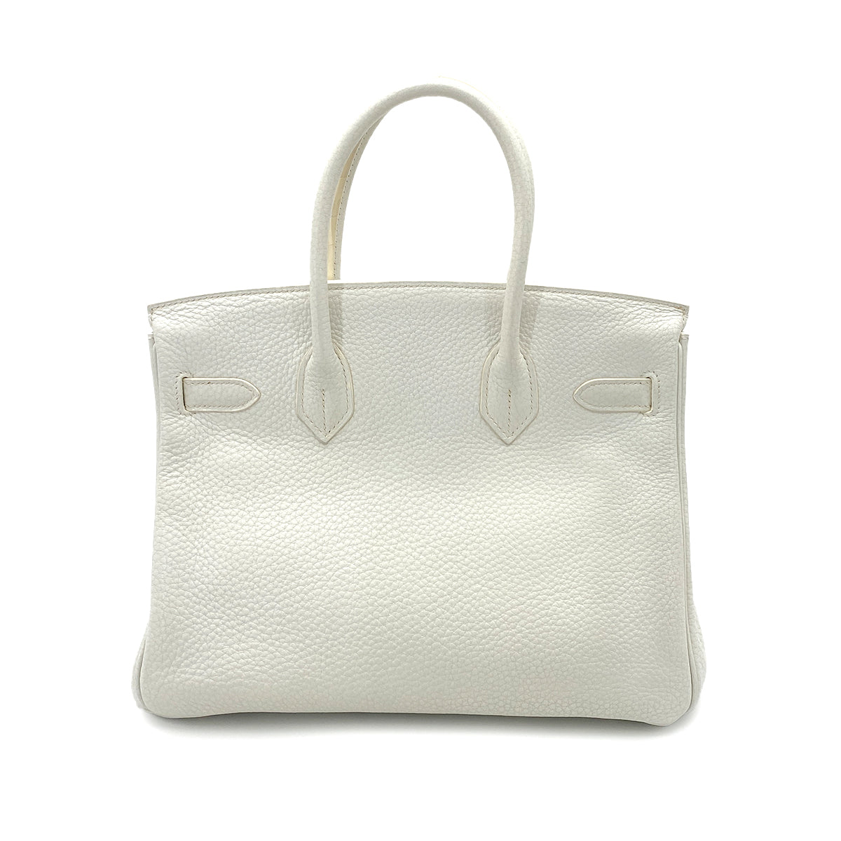 HERMES BIRKIN 30 WHITE TOGO HAND BAG □M SHW 90251081