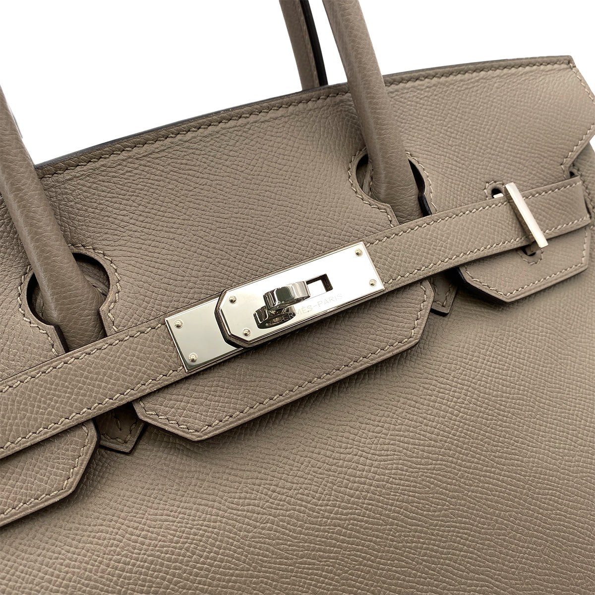 HERMES BIRKIN 30 GRIS ASPHALTE EPSOM HAND BAG C SHW 90251084