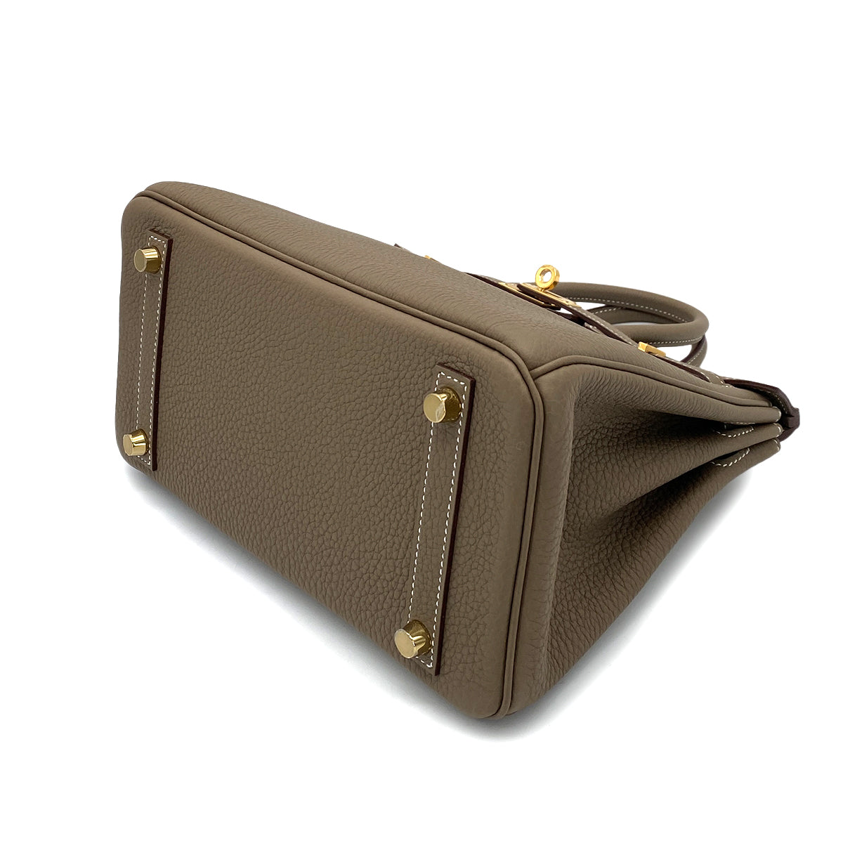 HERMES BIRKIN 25 ETOUPE TOGO HAND BAG W GHW 90251088