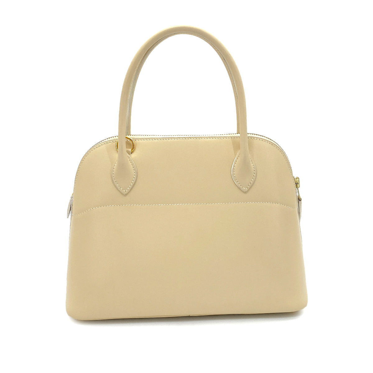 HERMES BOLIDE 27 PARCHEMIN BOXCALF HAND SHOULDER BAG □H 90251840