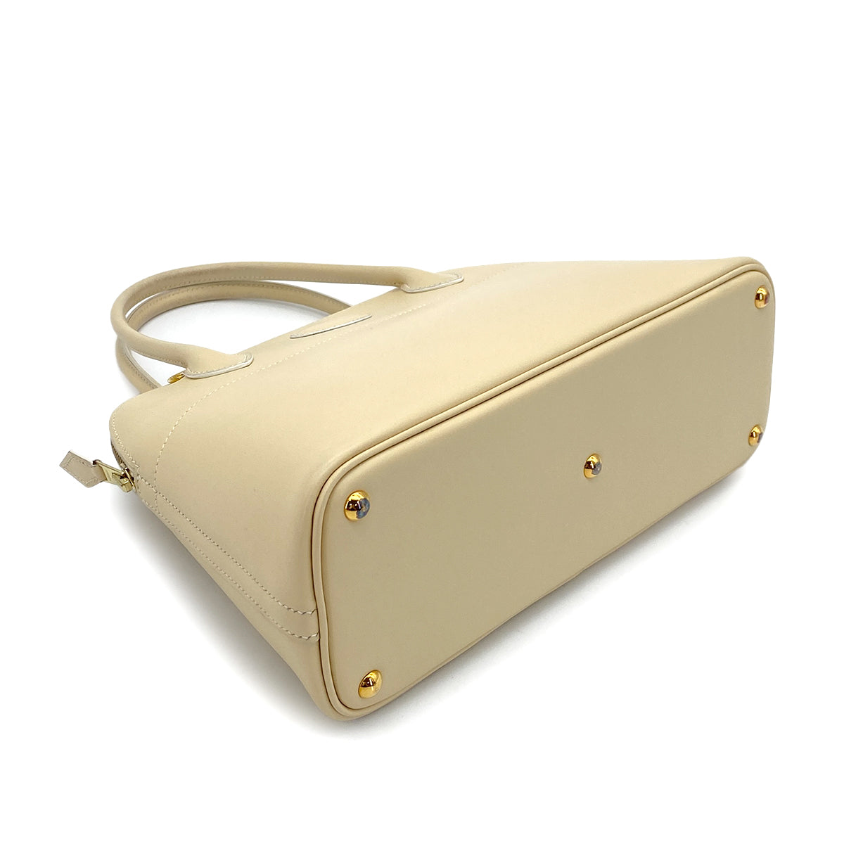 HERMES BOLIDE 27 PARCHEMIN BOXCALF HAND SHOULDER BAG □H 90251840