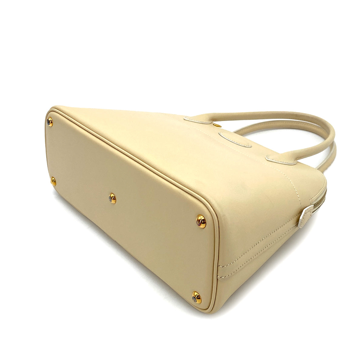 HERMES BOLIDE 27 PARCHEMIN BOXCALF HAND SHOULDER BAG □H 90251840