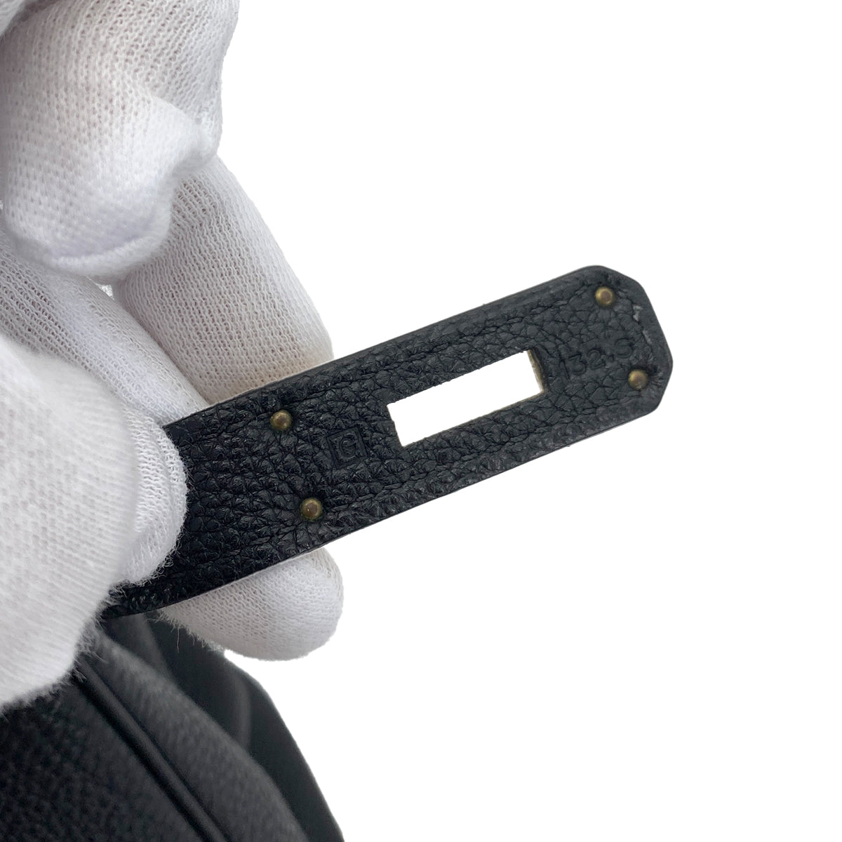 HERMES KELLY 32 RETOURNE BLACK TOGO HAND SHOULDER BAG □G GHW 90252973