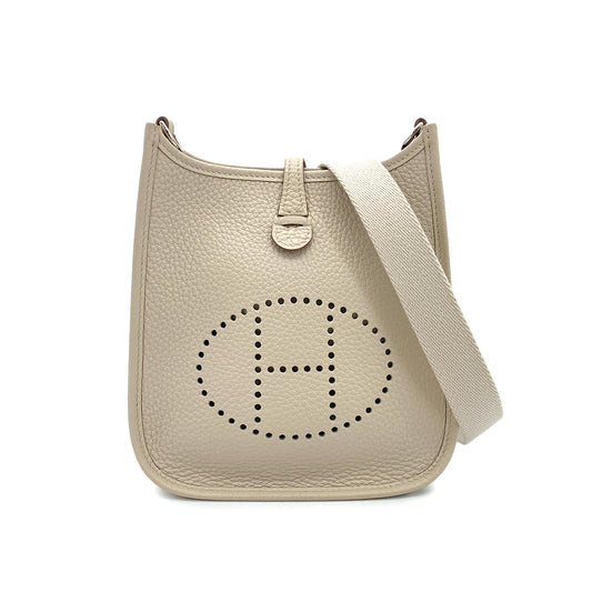 HERMES EVELYNE TPM BETON TAURILLON CLEMENCE SHOULDER BAG B 90252976