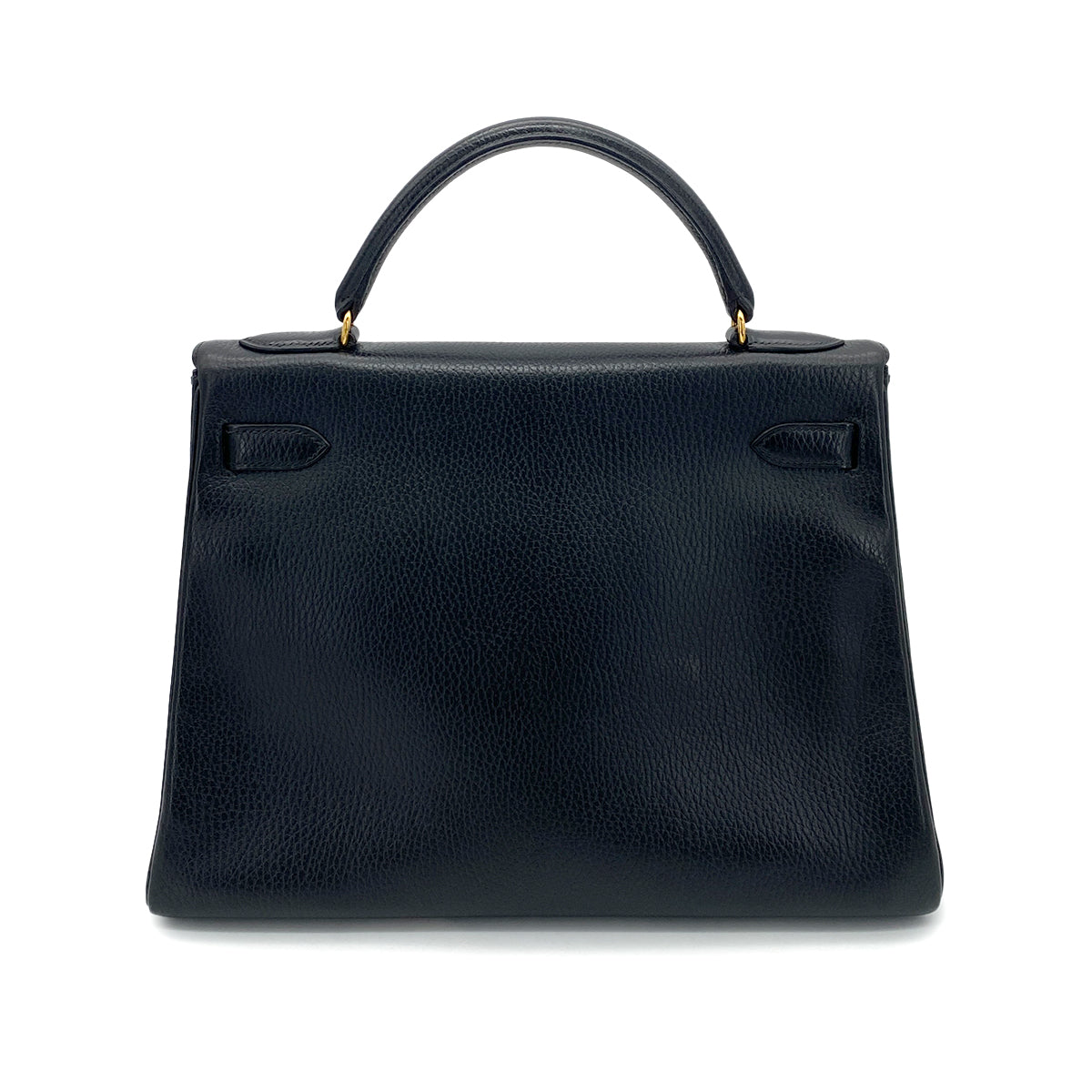 HERMES KELLY 32 RETOURNE BLACK ARDENNES HAND SHOULDER BAG 〇U GHW 90253605