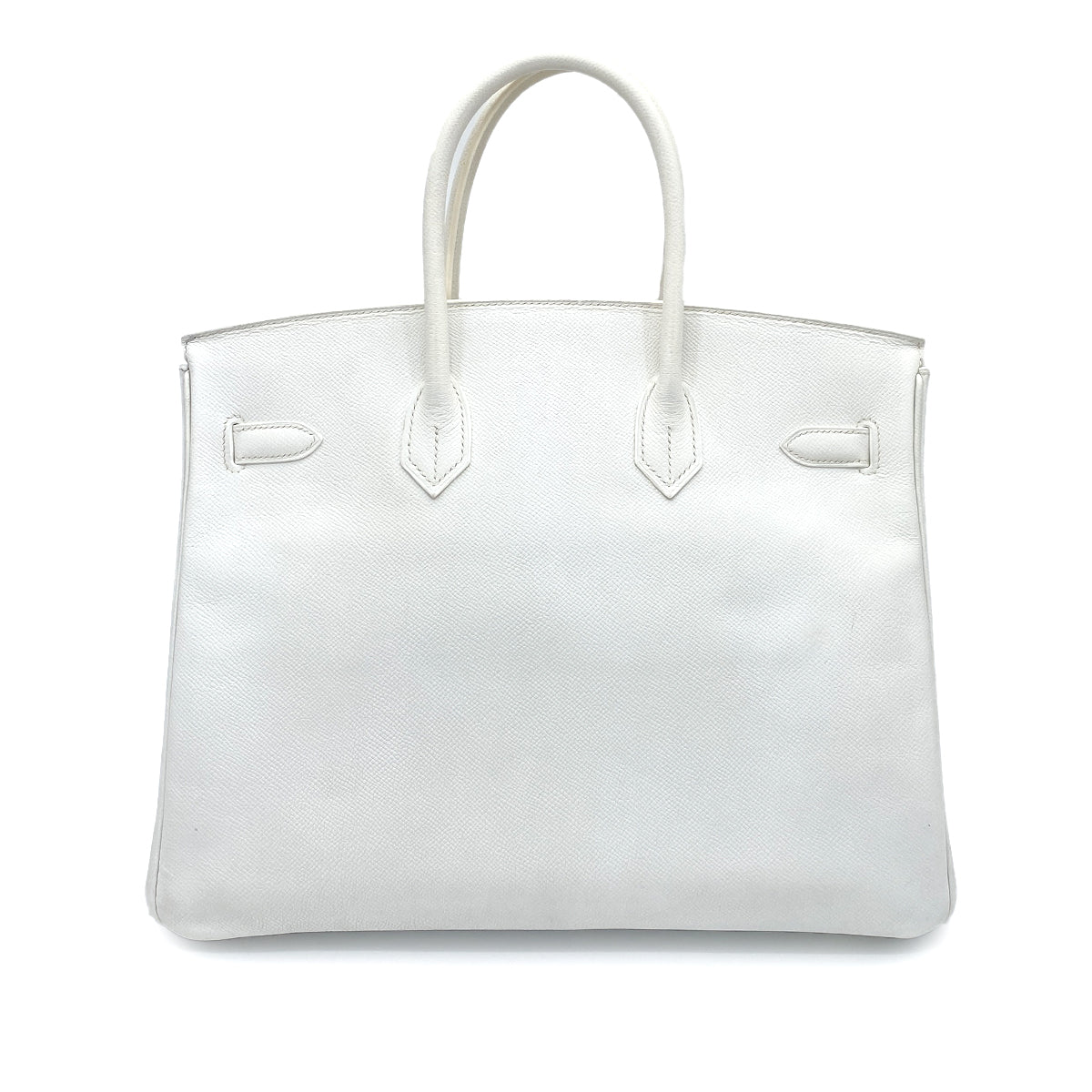 HERMES BIRKIN 35 WHITE EPSOM HAND BAG □K GHW 90253622