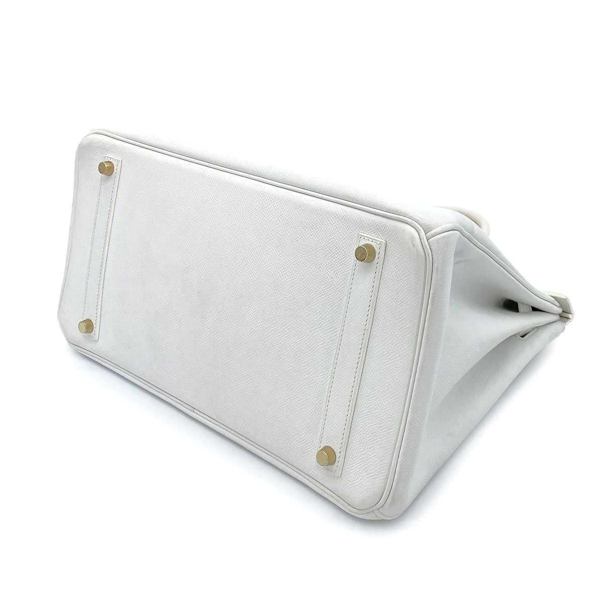 HERMES BIRKIN 35 WHITE EPSOM HAND BAG □K GHW 90253622