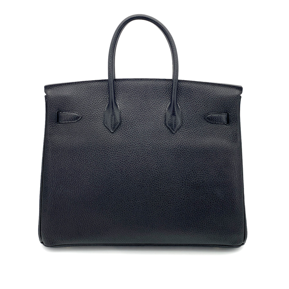HERMES BIRKIN 35 BLACK ARDENNES HAND BAG □B GHW 90253624
