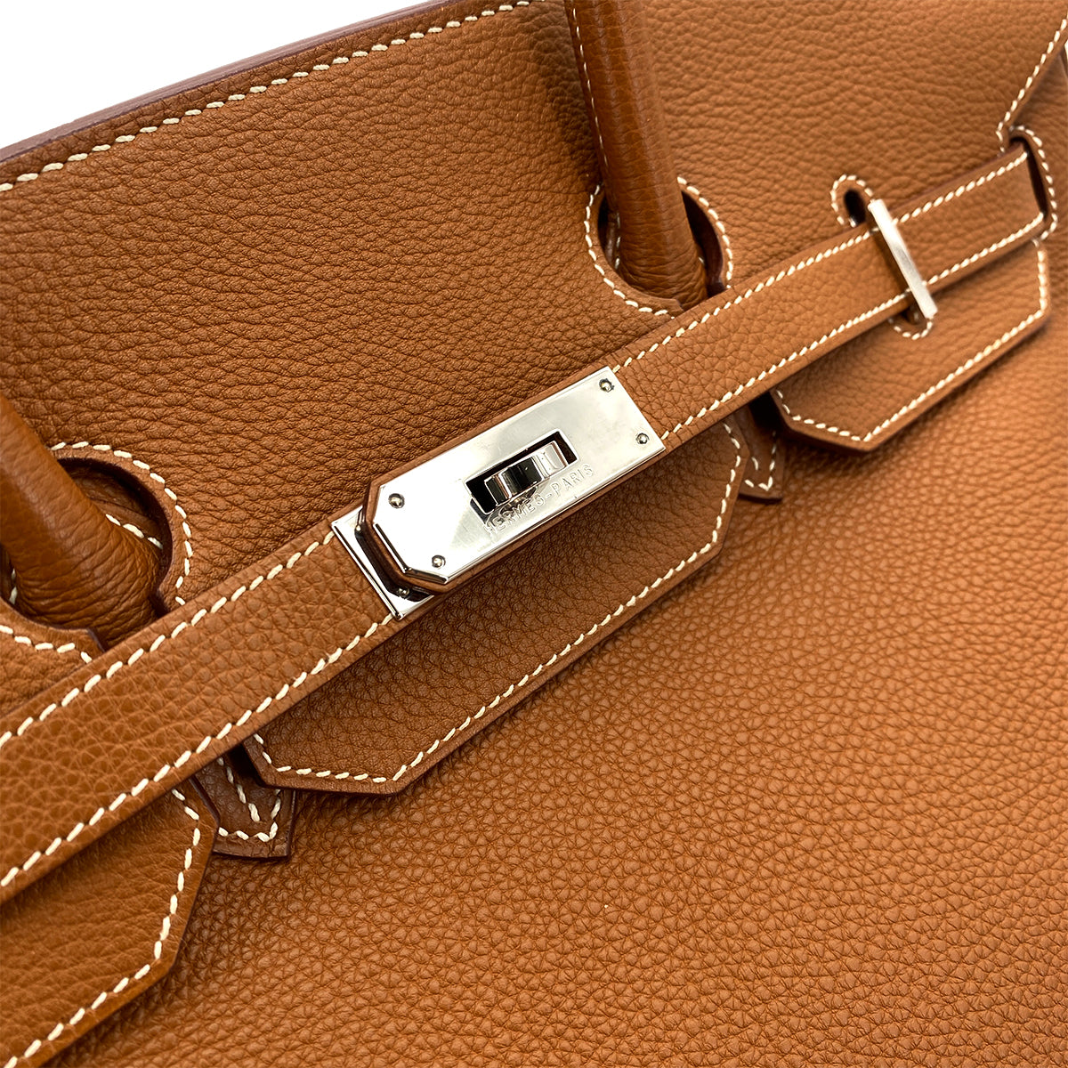 HERMES BIRKIN 35 GOLD TOGO HAND BAG □I GHW 90253627