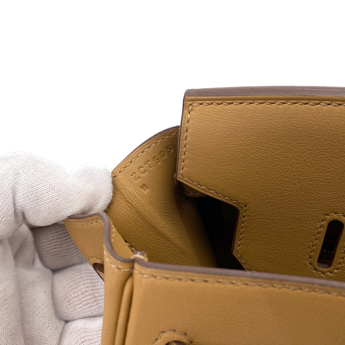 HERMES BIRKIN 25 IN & OUT BISCUIT SWIFT HAND BAG Z SHW 90253752