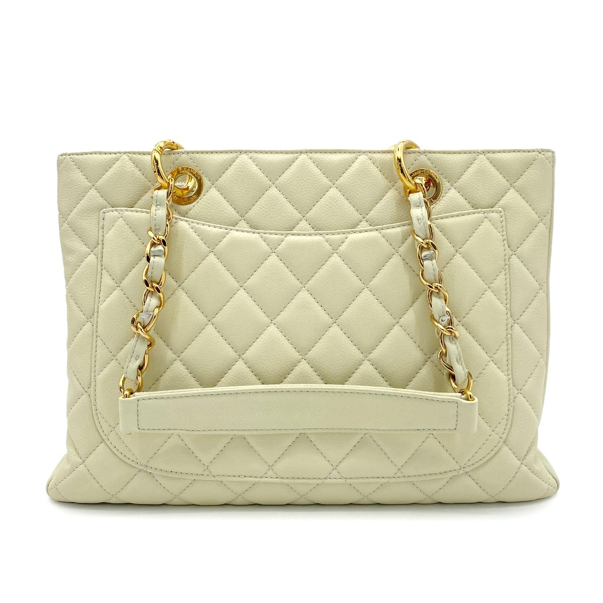 CHANEL GST TOTE BAG LIGHT GREEN CAVIAR SKIN 90253867