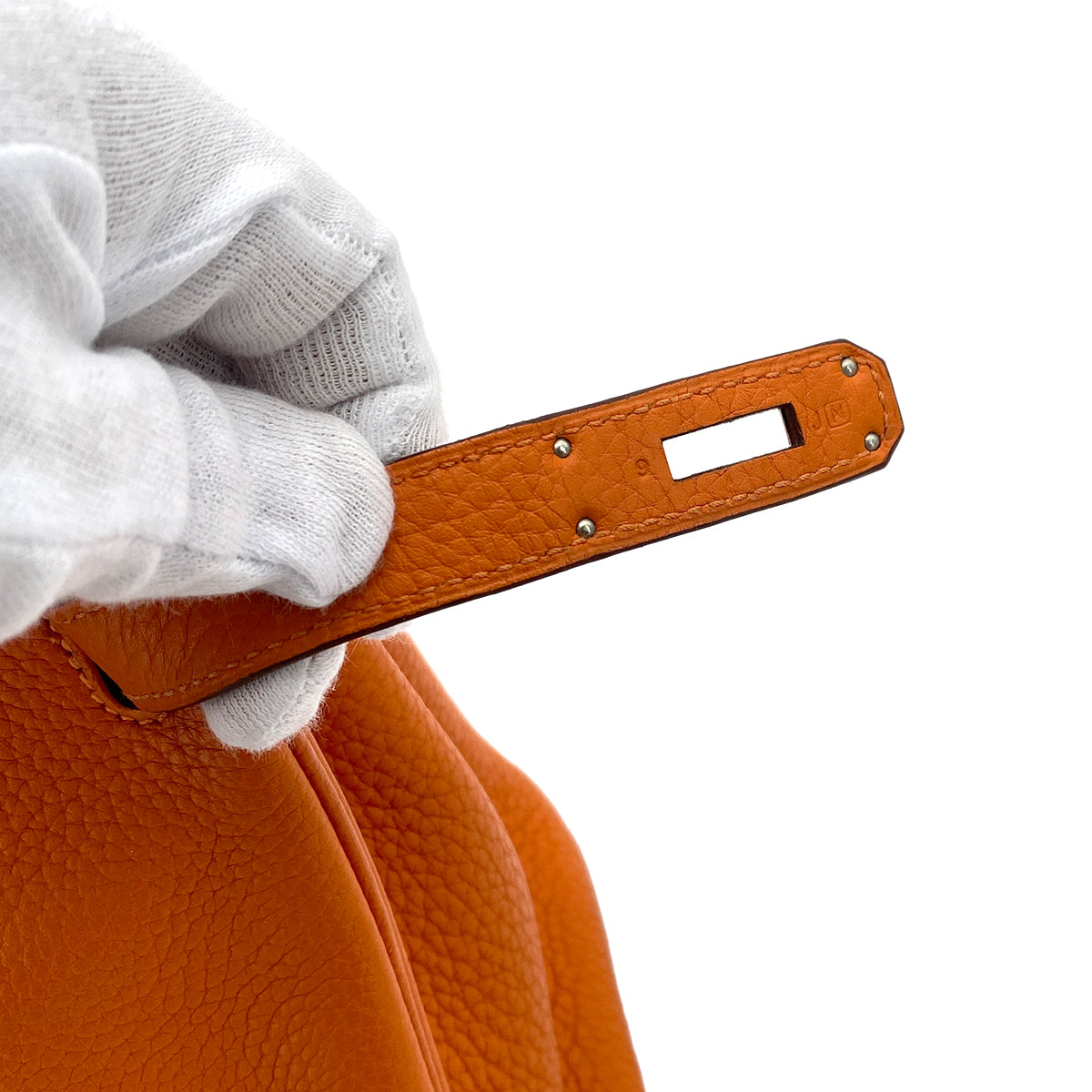 HERMES BIRKIN 30 ORANGE POPPY TAURILLON CLEMENCE HAND BAG □N SHW 90253877