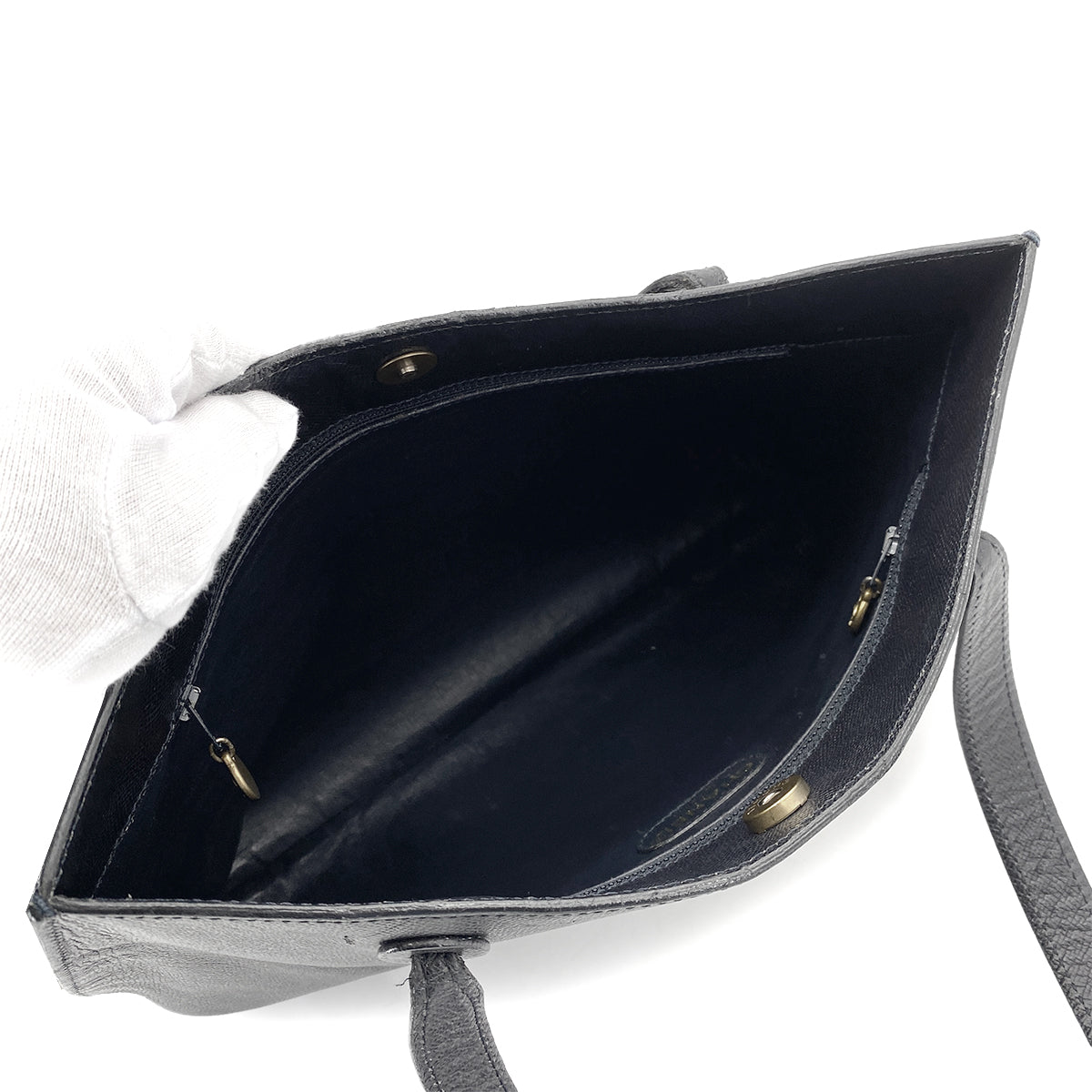 CHANEL VINTAGE TOTE BAG NAVY CAVIAR SKIN 90253879