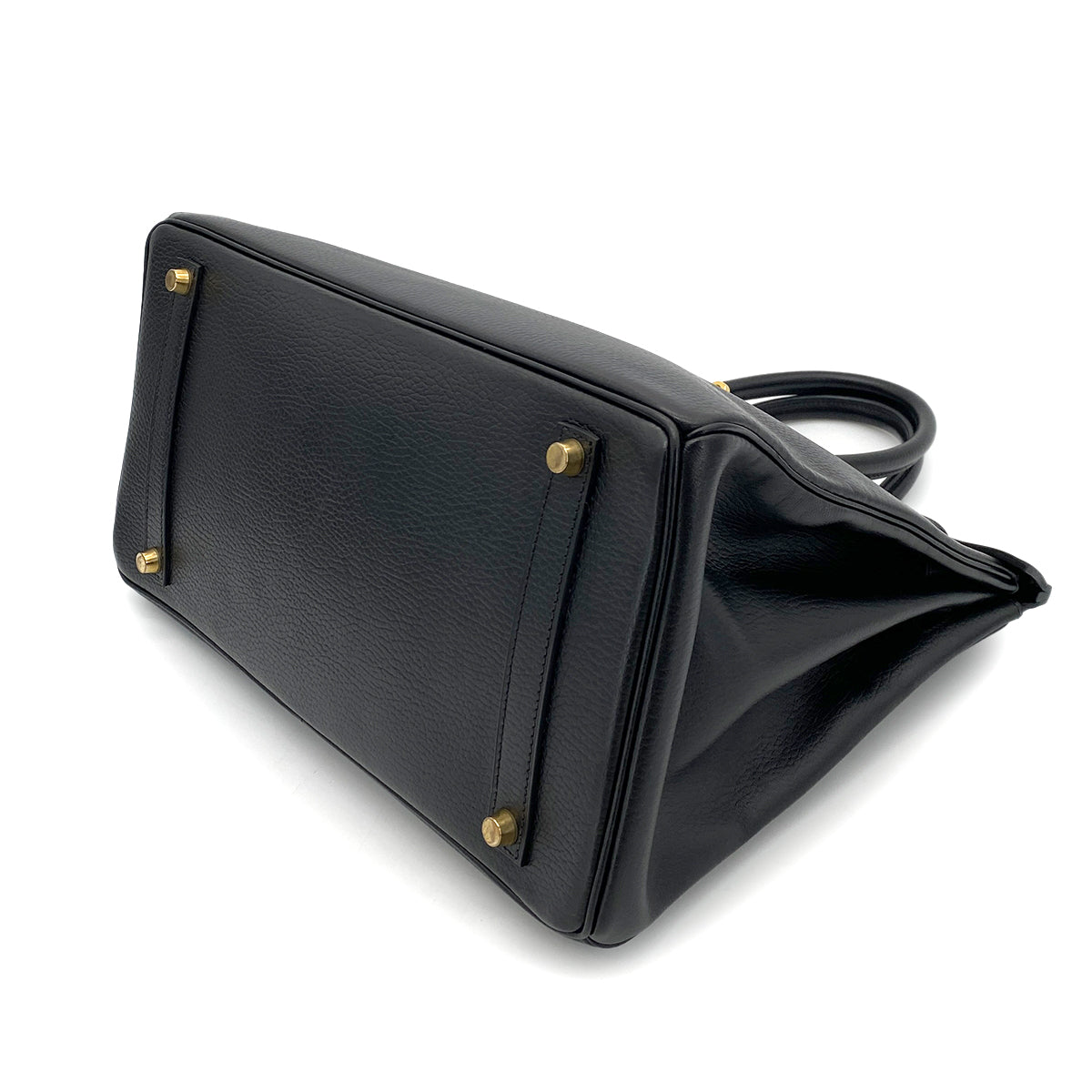 HERMES BIRKIN 35 BLACK ARDENNES HAND BAG 〇Z GHW 90253885