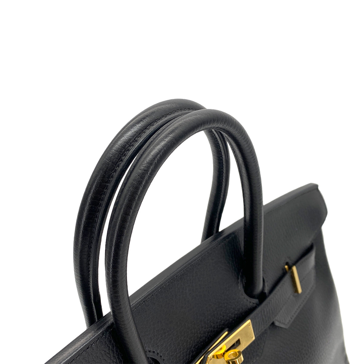 HERMES BIRKIN 35 BLACK ARDENNES HAND BAG 〇Z GHW 90253885