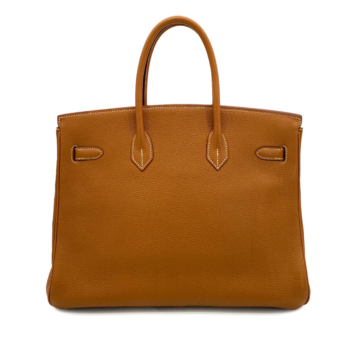 HERMES BIRKIN 35 GOLD TOGO HAND BAG □G SHW 90253898