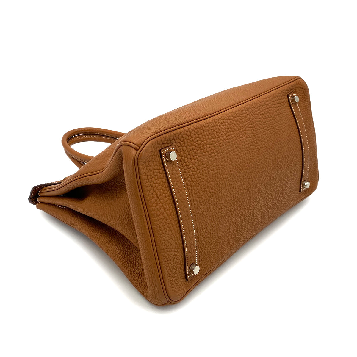 HERMES BIRKIN 35 GOLD TOGO HAND BAG □G SHW 90253898