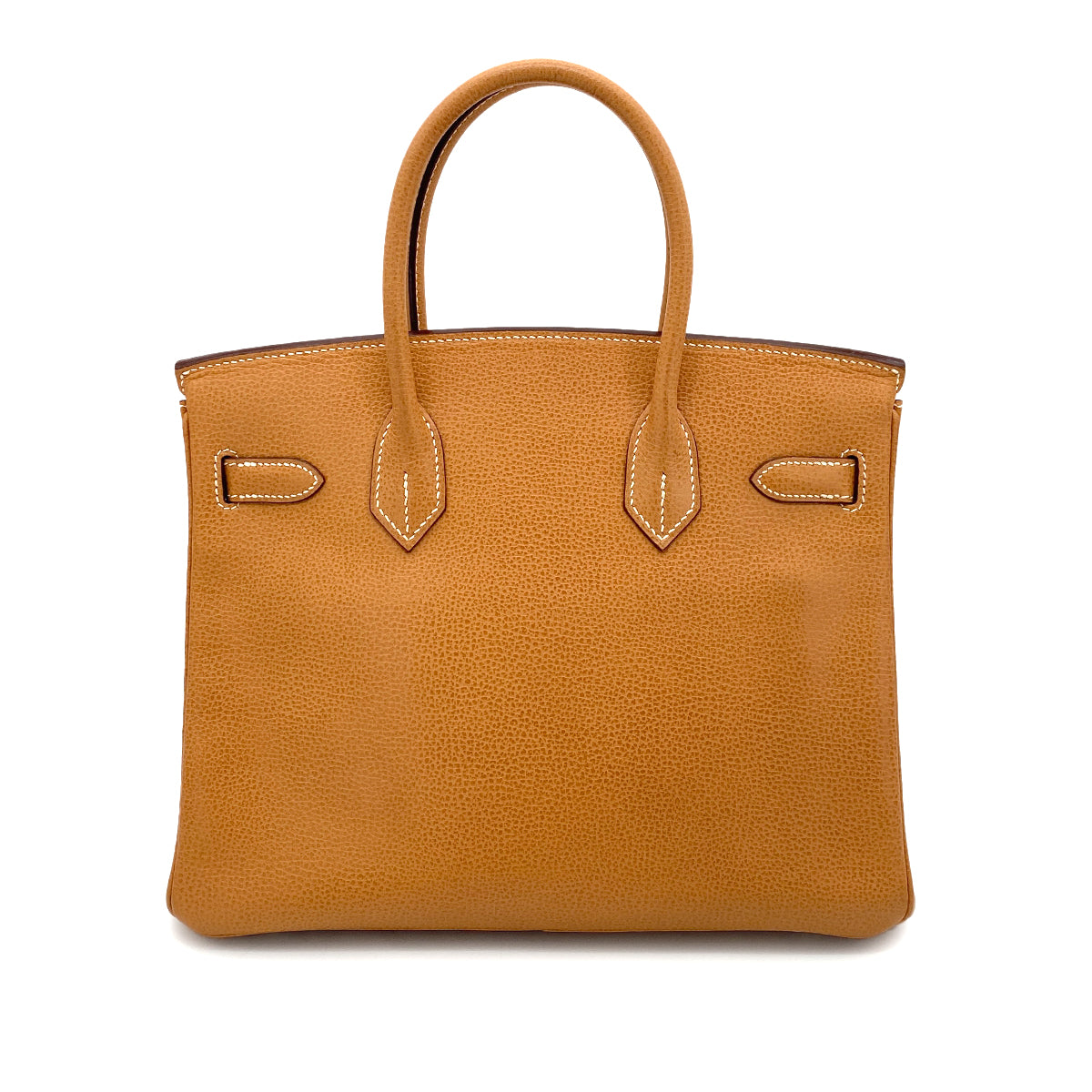 HERMES BIRKIN 30 NATURAL VACHE LIEGEE HAND BAG □J SHW 90254599