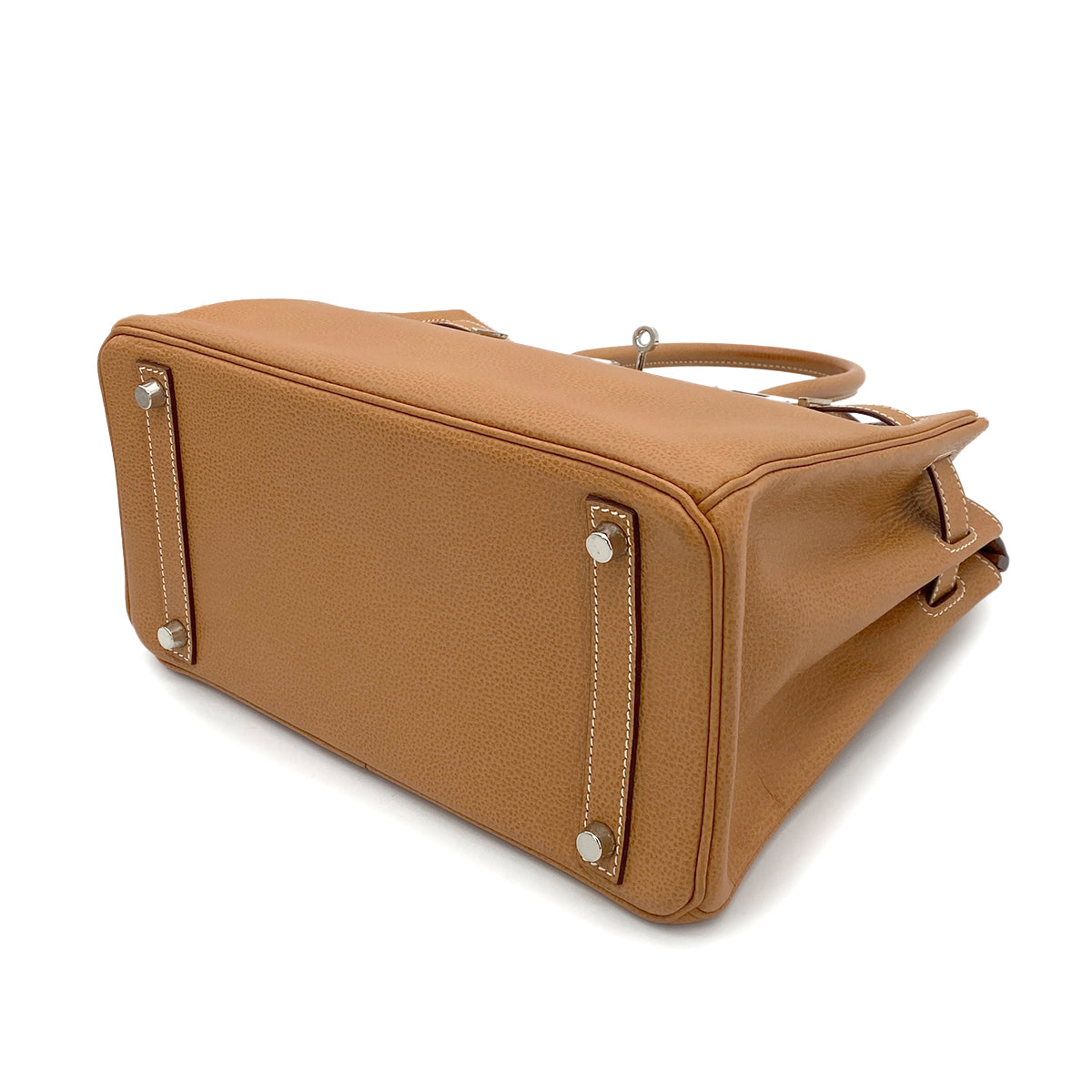 HERMES BIRKIN 30 NATURAL VACHE LIEGEE HAND BAG □J SHW 90254599