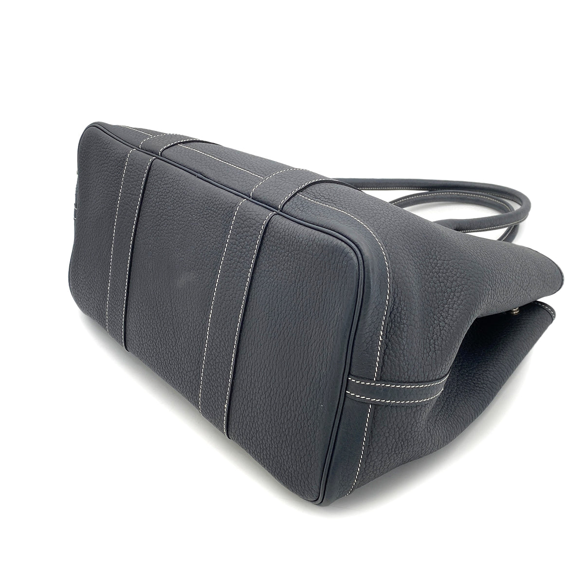 HERMES GARDEN PARTY PM GRAPHITE VEAU NEGONDA TOTE BAG □L 90254611