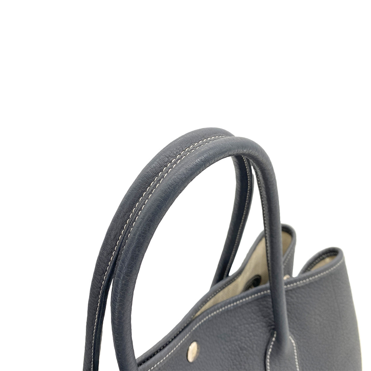 HERMES GARDEN PARTY PM GRAPHITE VEAU NEGONDA TOTE BAG □L 90254611
