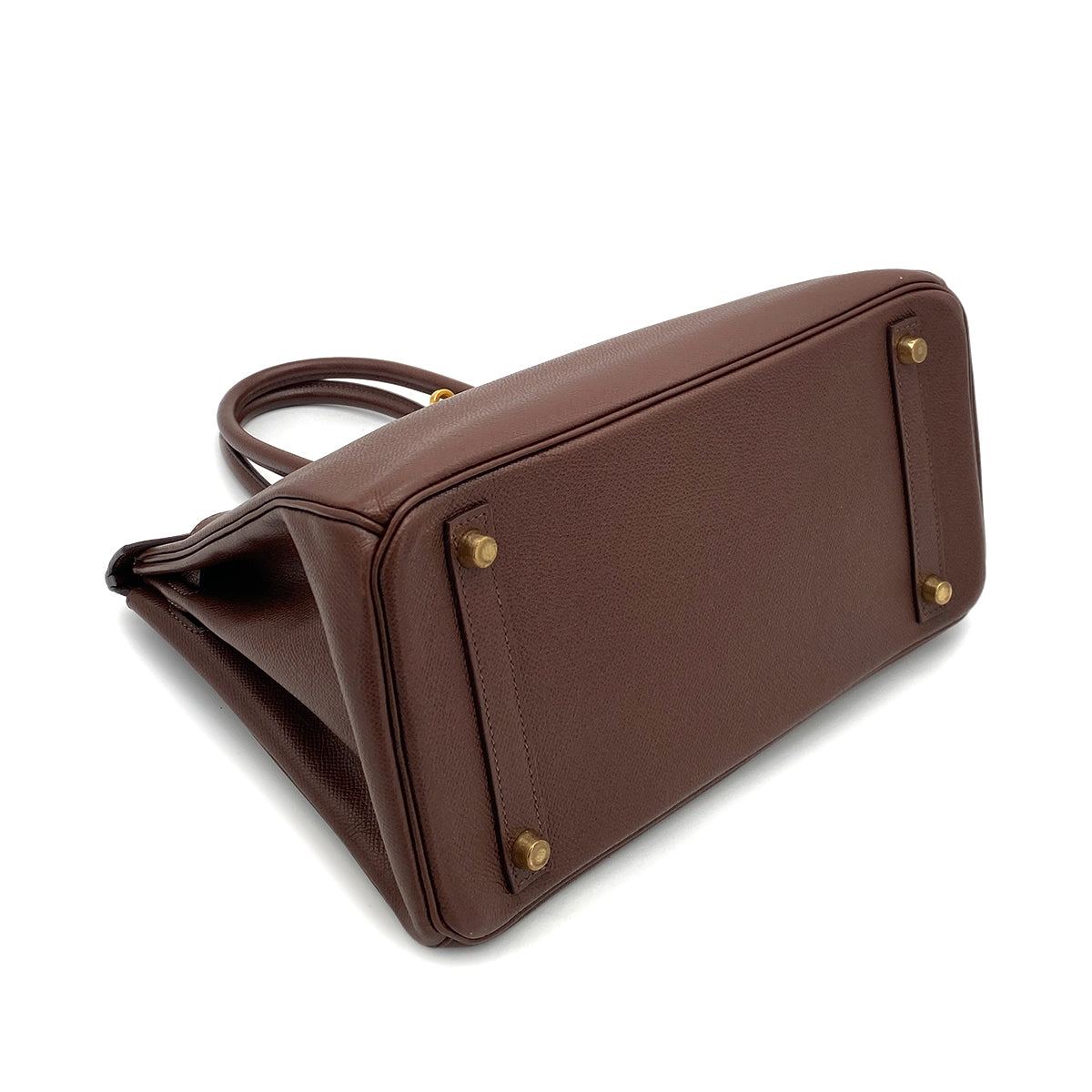 HERMES BIRKIN 30 BROWN TYPE EPSOM HAND BAG ▢I GHW 90254612