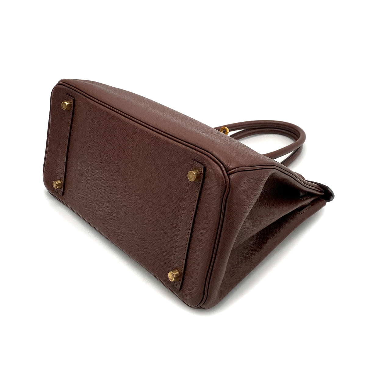 HERMES BIRKIN 30 BROWN TYPE EPSOM HAND BAG ▢I GHW 90254612