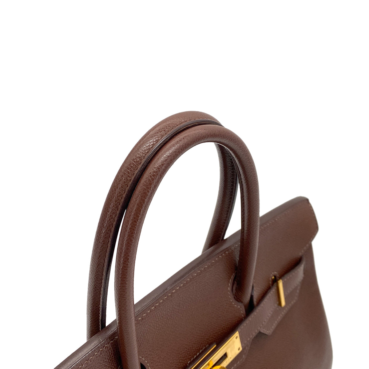 HERMES BIRKIN 30 BROWN TYPE EPSOM HAND BAG ▢I GHW 90254612