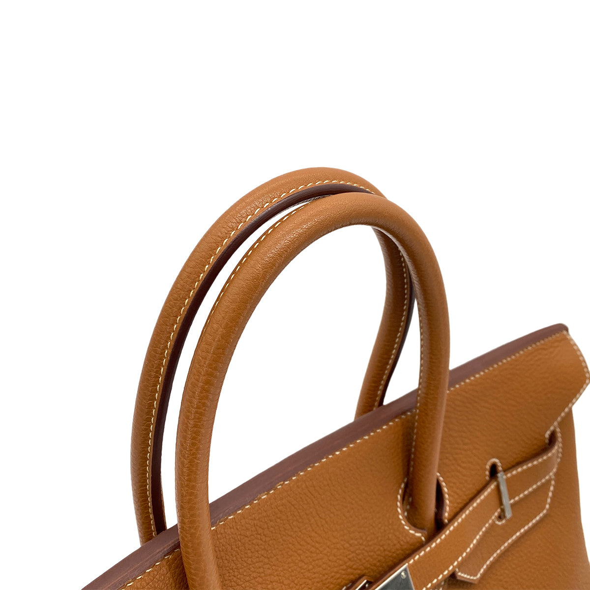 HERMES BIRKIN 35 GOLD TOGO HAND BAG □G SHW 90254693