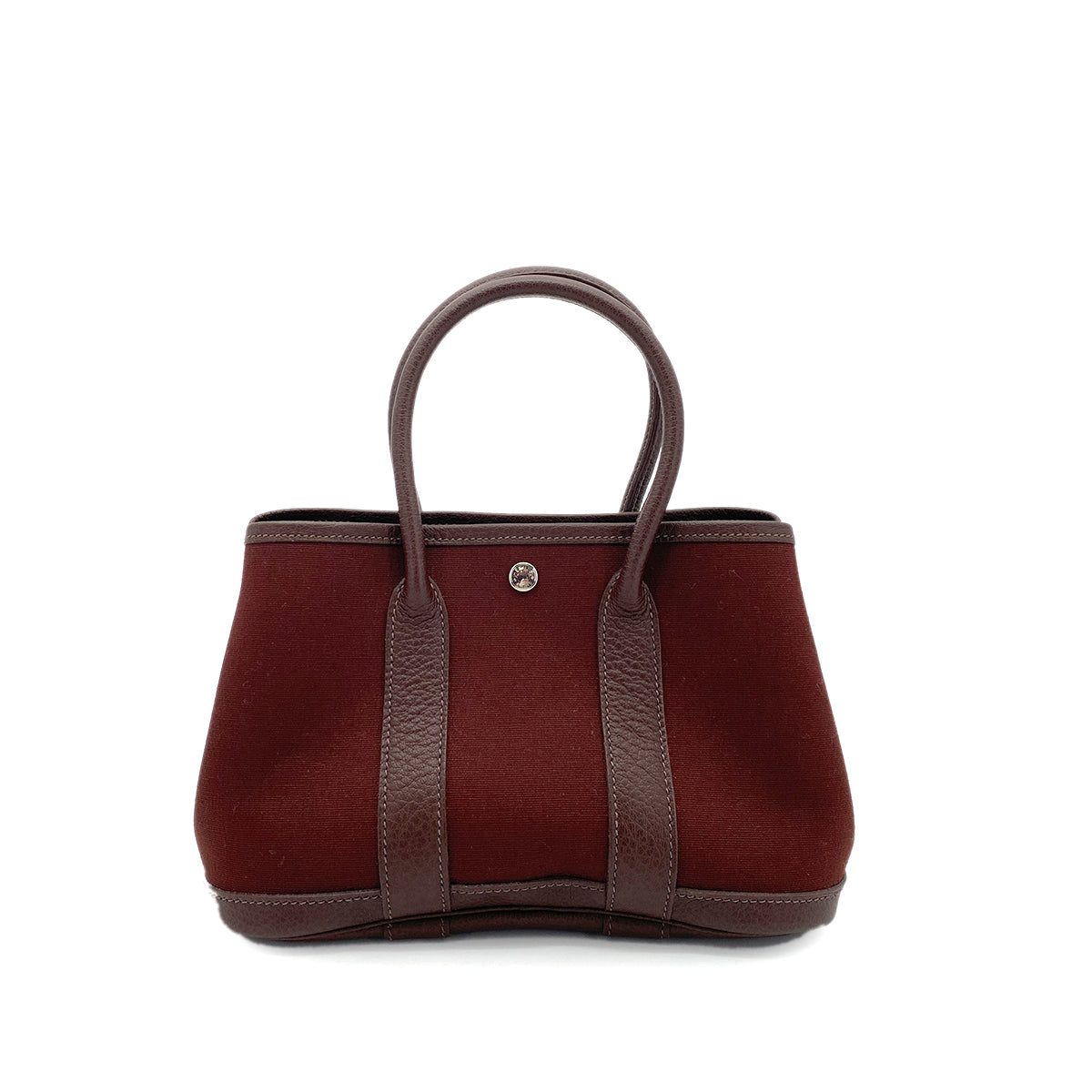 HERMES GARDEN PARTY TTPM TOILE OFFICIER HABANA BLUE HAND BAG □I 90254918